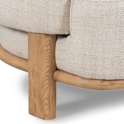 Natural 85% Polyester/15% Acrylic Accent Chair Pasadena Accent Chair Collection