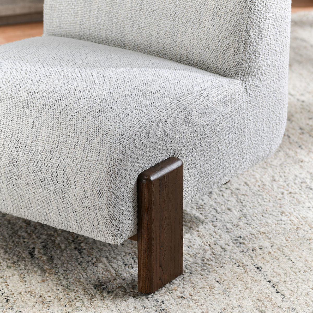 Ivory 100% Polyester Accent Chair Chelsea Accent Chair Collection