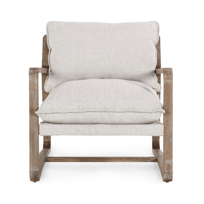 Natural 95% Polyester 5% Acrylic Accent Chair Mariah Accent Chair Collection