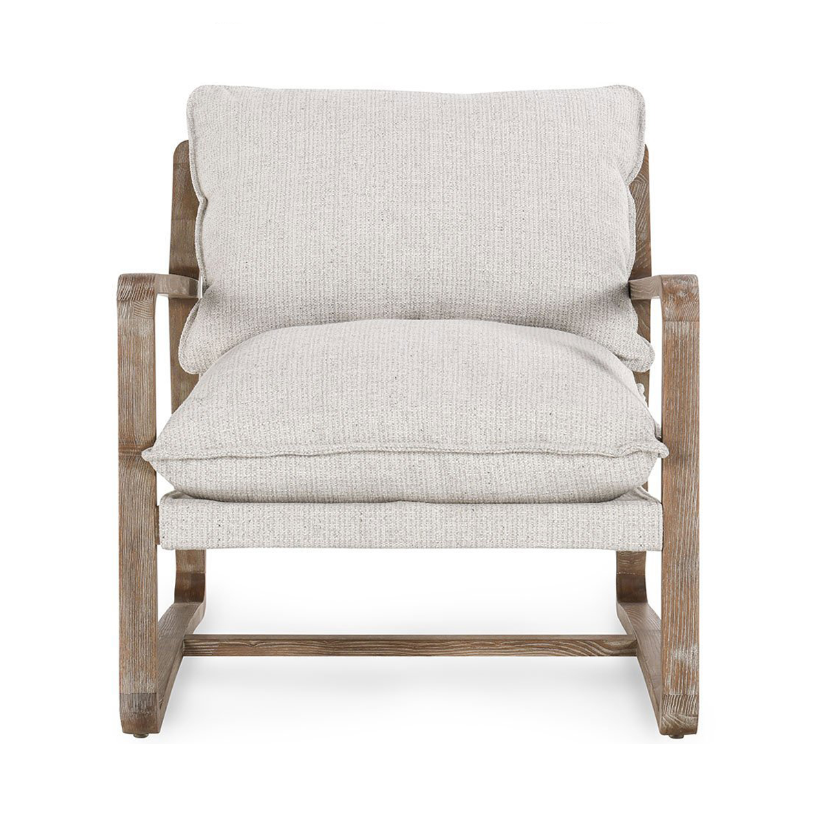 Natural 95% Polyester 5% Acrylic Accent Chair Mariah Accent Chair Collection