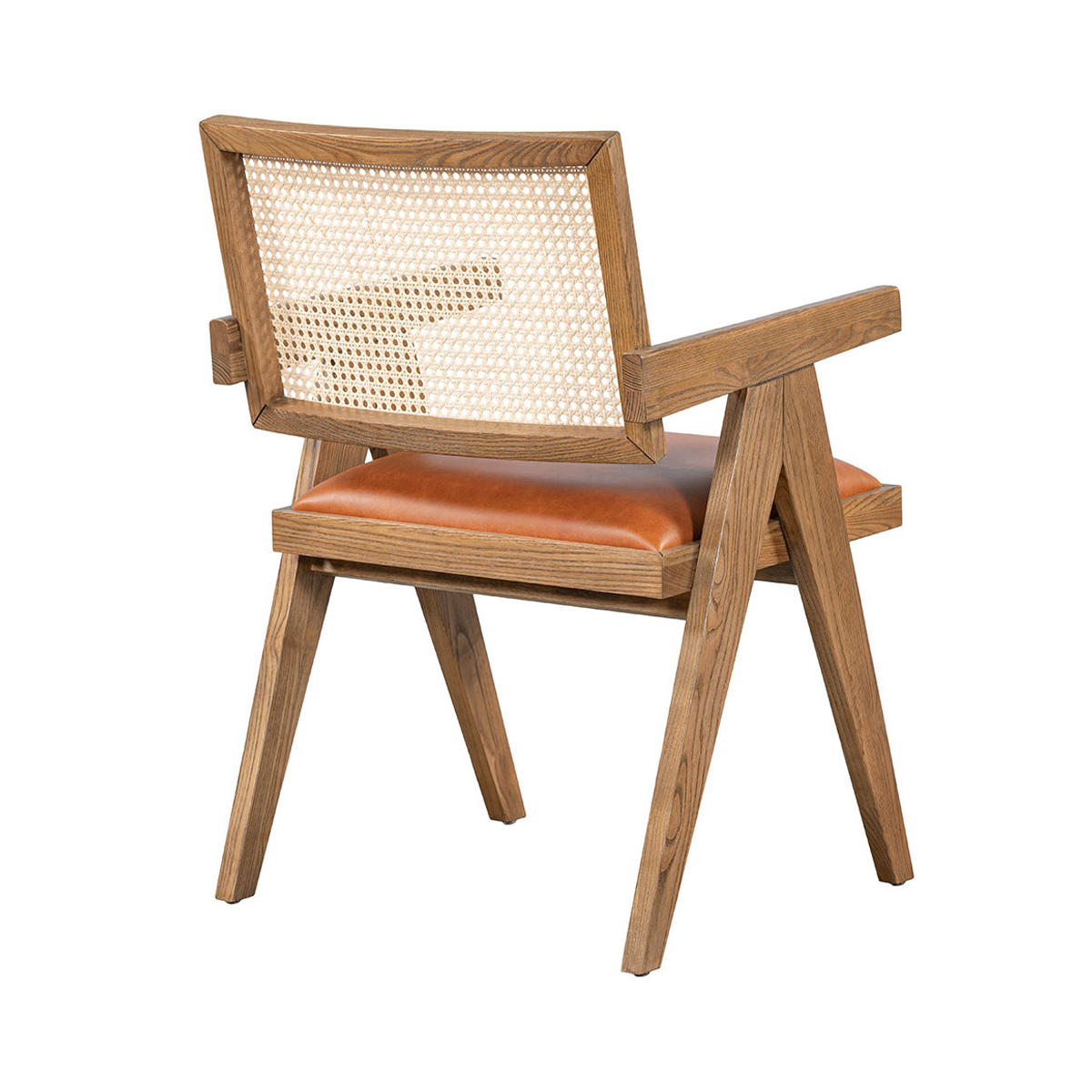Autumn Brown Top Grain Leather Dining Chair Douglas Dining Chair Collection