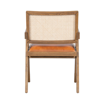 Autumn Brown Top Grain Leather Dining Chair Douglas Dining Chair Collection