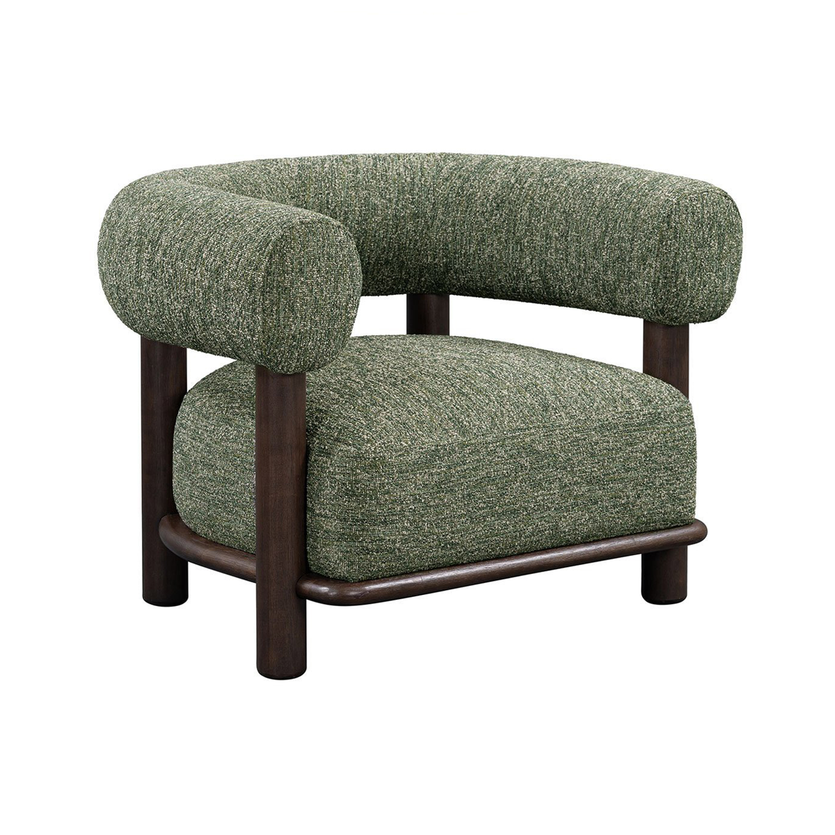 Green 100% Polyester Accent Chair Lars Accent Chair Collection
