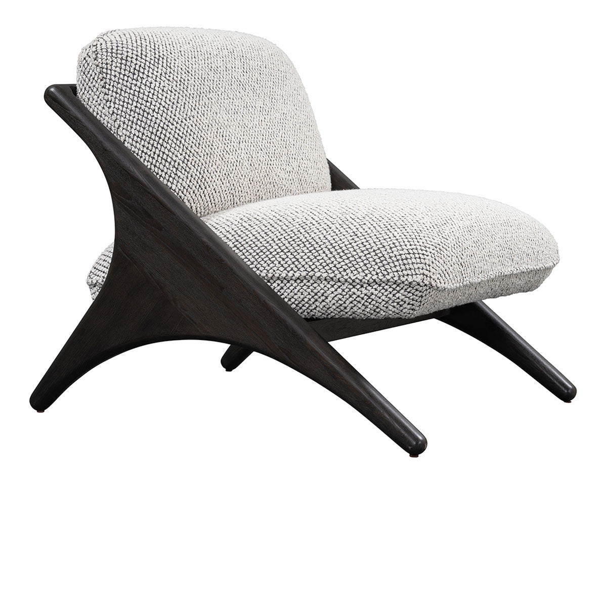 Gray 80% Polyester/20% Acrylic Accent Chair Georgia Accent Chair Collection