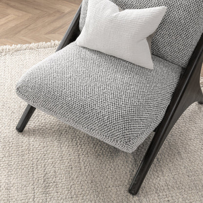 Gray 80% Polyester/20% Acrylic Accent Chair Georgia Accent Chair Collection
