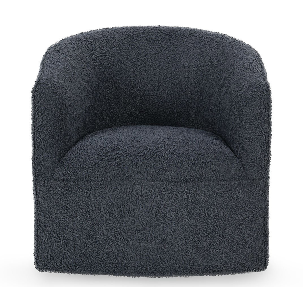 Blue 100% Polyester Accent Chair Valencia Swivel Chair Collection