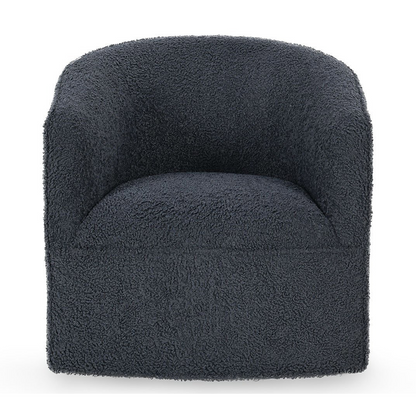 Blue 100% Polyester Accent Chair Valencia Swivel Chair Collection