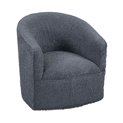 Blue 100% Polyester Accent Chair Valencia Swivel Chair Collection