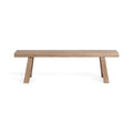 Curated Reclaimed Elm Wood Bench