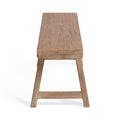 Curated Reclaimed Elm Wood Bench