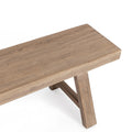 Curated Reclaimed Elm Wood Bench
