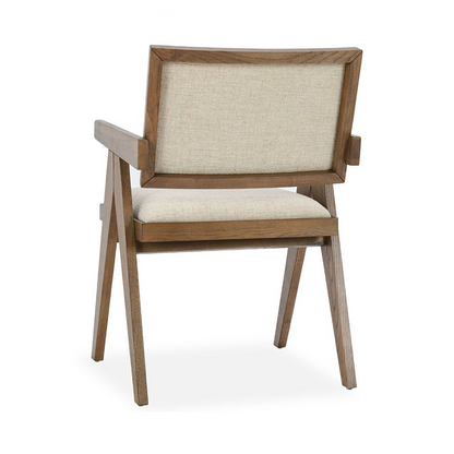 Beige/Natural 88% Polyester/12% Linen Dining Chair Dolton Dining Chair Collection