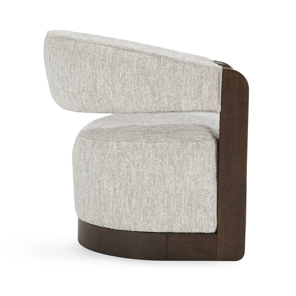 Glacier Gray 100% Polyester Accent Chair James Swivel Chair Collection