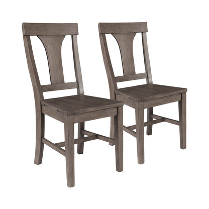 Tuscany Dining Chair Distressed Set of 2 Brown