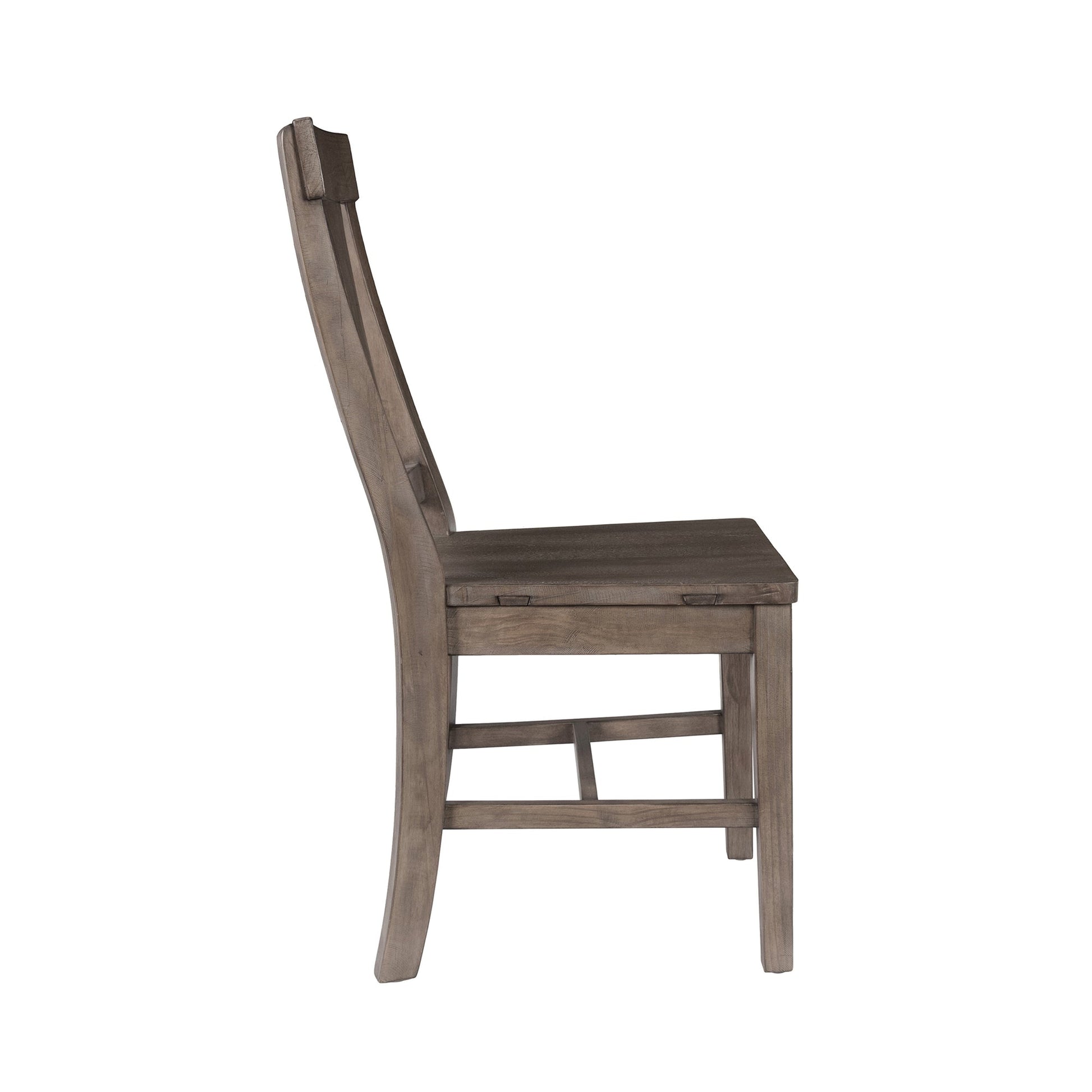 Tuscany Dining Chair Distressed Set of 2 Brown