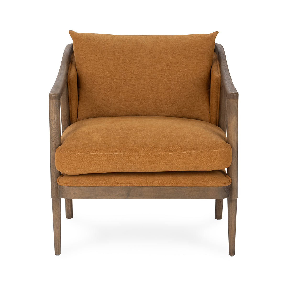 Burnt Orange 100% Polyester Accent Chair Scarlett Accent Chair Collection
