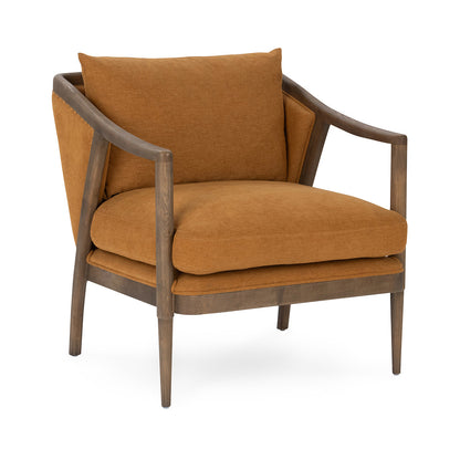 Burnt Orange 100% Polyester Accent Chair Scarlett Accent Chair Collection
