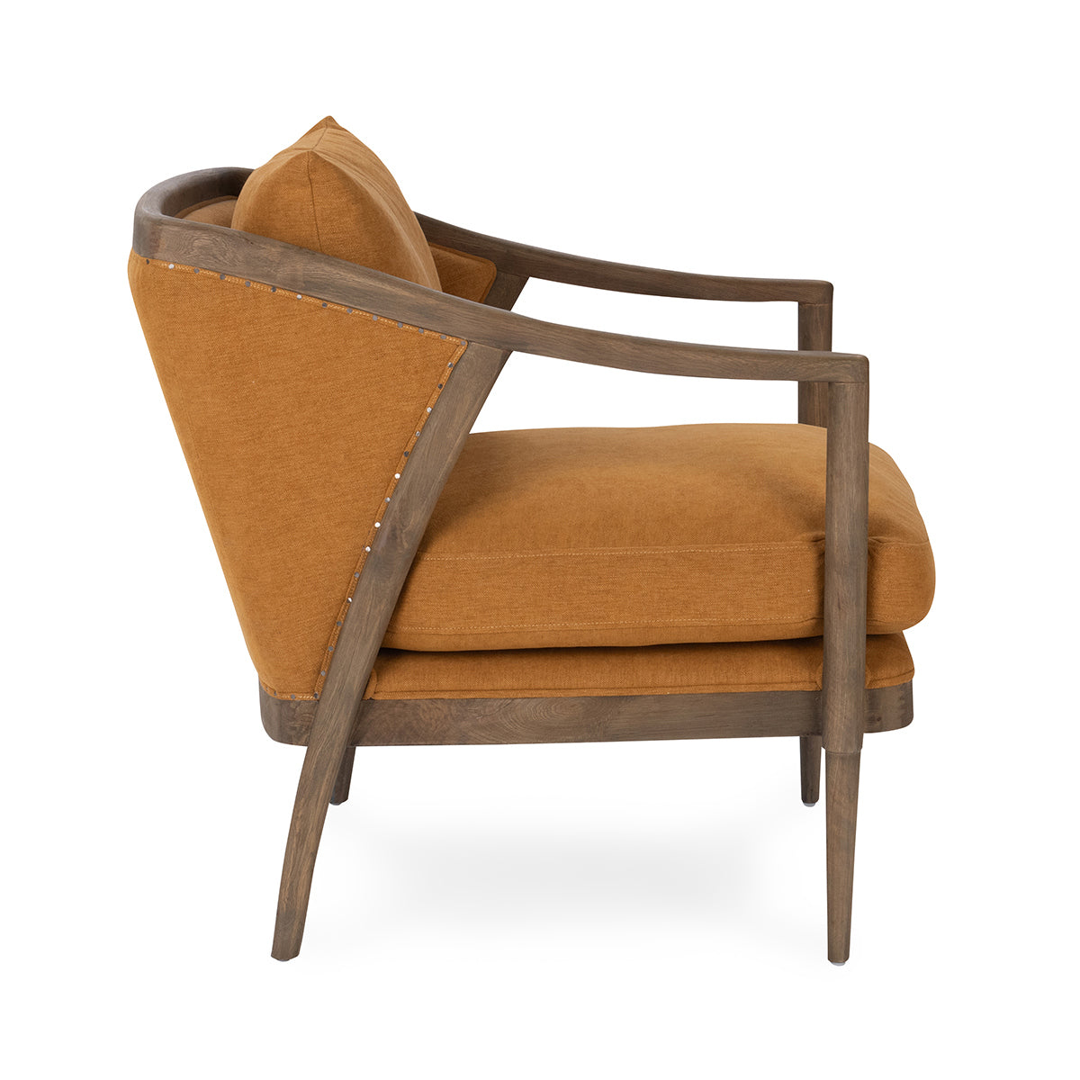 Burnt Orange 100% Polyester Accent Chair Scarlett Accent Chair Collection