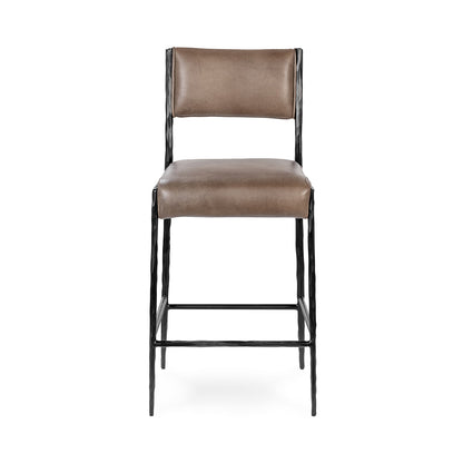 Sand Top Grain Leather Bar & Counter Stool Kayne Counter Stool Collection