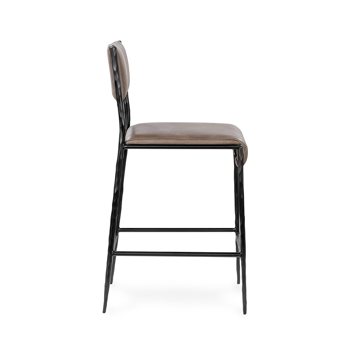 Sand Top Grain Leather Bar & Counter Stool Kayne Counter Stool Collection