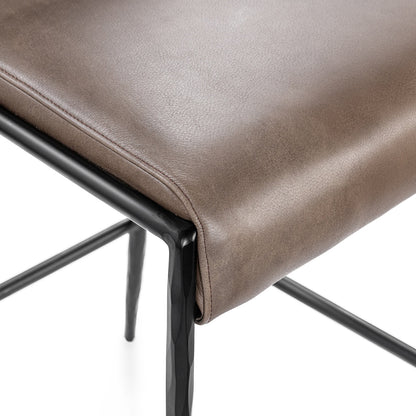 Sand Top Grain Leather Bar & Counter Stool Kayne Counter Stool Collection