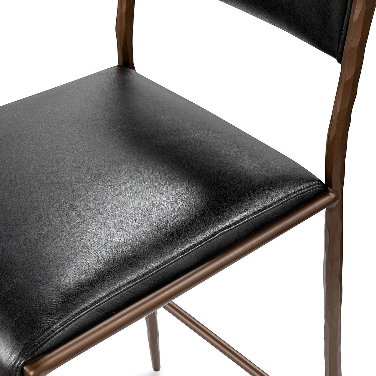 Black Top Grain Leather Bar & Counter Stool Kayne Counter Stool Collection
