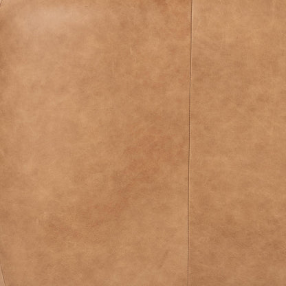 Tan Top Grain Leather Accent Chair Rinner Accent Chair Collection