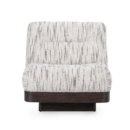 Cocoa Cream 90% Polyester/ 10% Acrylic Accent Chair Crandall Swivel Chair Collection