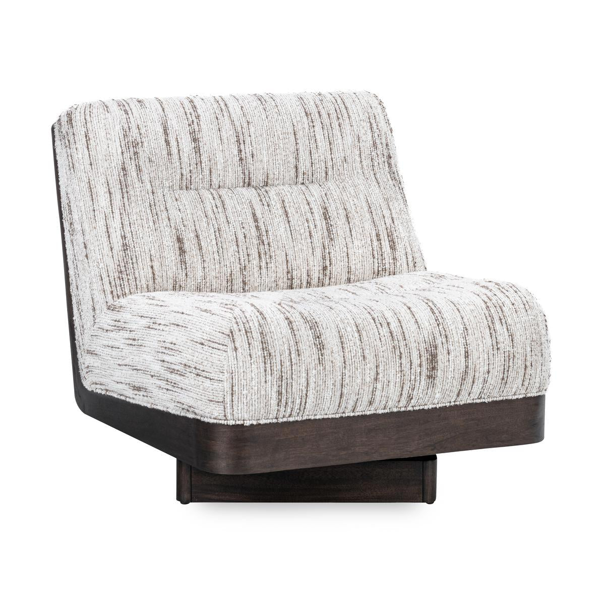 Cocoa Cream 90% Polyester/ 10% Acrylic Accent Chair Crandall Swivel Chair Collection