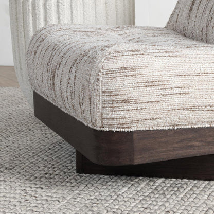 Cocoa Cream 90% Polyester/ 10% Acrylic Accent Chair Crandall Swivel Chair Collection