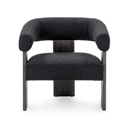 Charcoal 80% Polyester Accent Chair Julina Accent Chair Collection