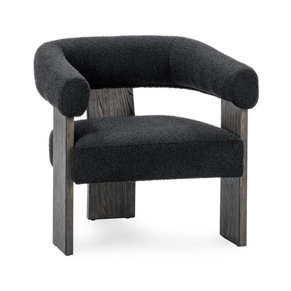 Charcoal 80% Polyester Accent Chair Julina Accent Chair Collection