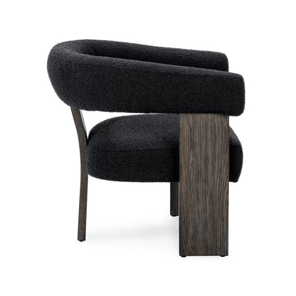 Charcoal 80% Polyester Accent Chair Julina Accent Chair Collection