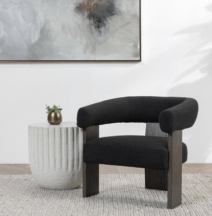 Charcoal 80% Polyester Accent Chair Julina Accent Chair Collection