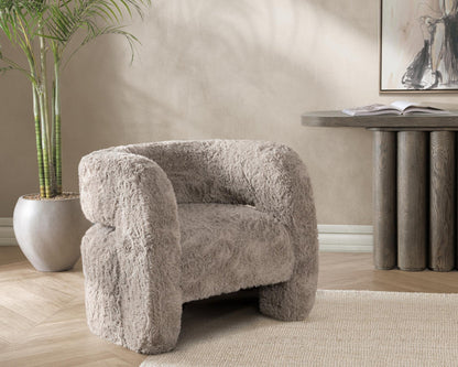 Granite 100% Polyester Accent Chair Teddy Accent Chair Collection
