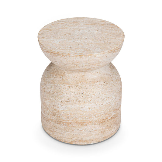 Capri Limestone Outdoor Accent & End Table Ridgewood Outdoor Accent Table Collection