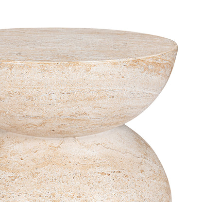 Capri Limestone Outdoor Accent & End Table Ridgewood Outdoor Accent Table Collection