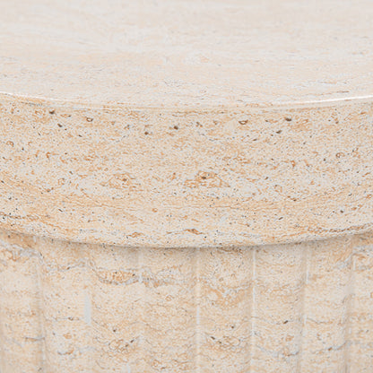 Capri Limestone Outdoor Accent & End Table Selah Outdoor Accent Table Collection