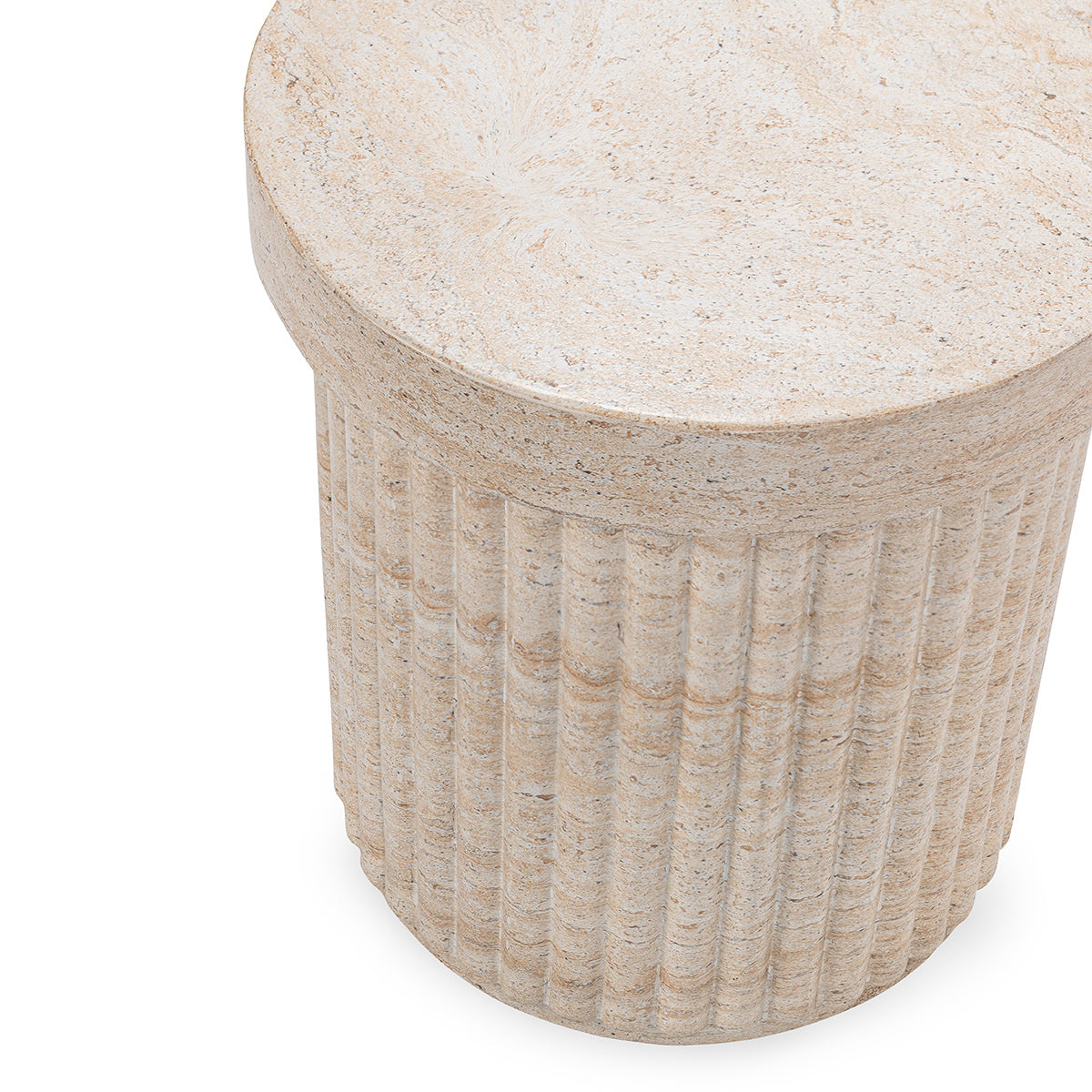 Capri Limestone Outdoor Accent & End Table Selah Outdoor Accent Table Collection