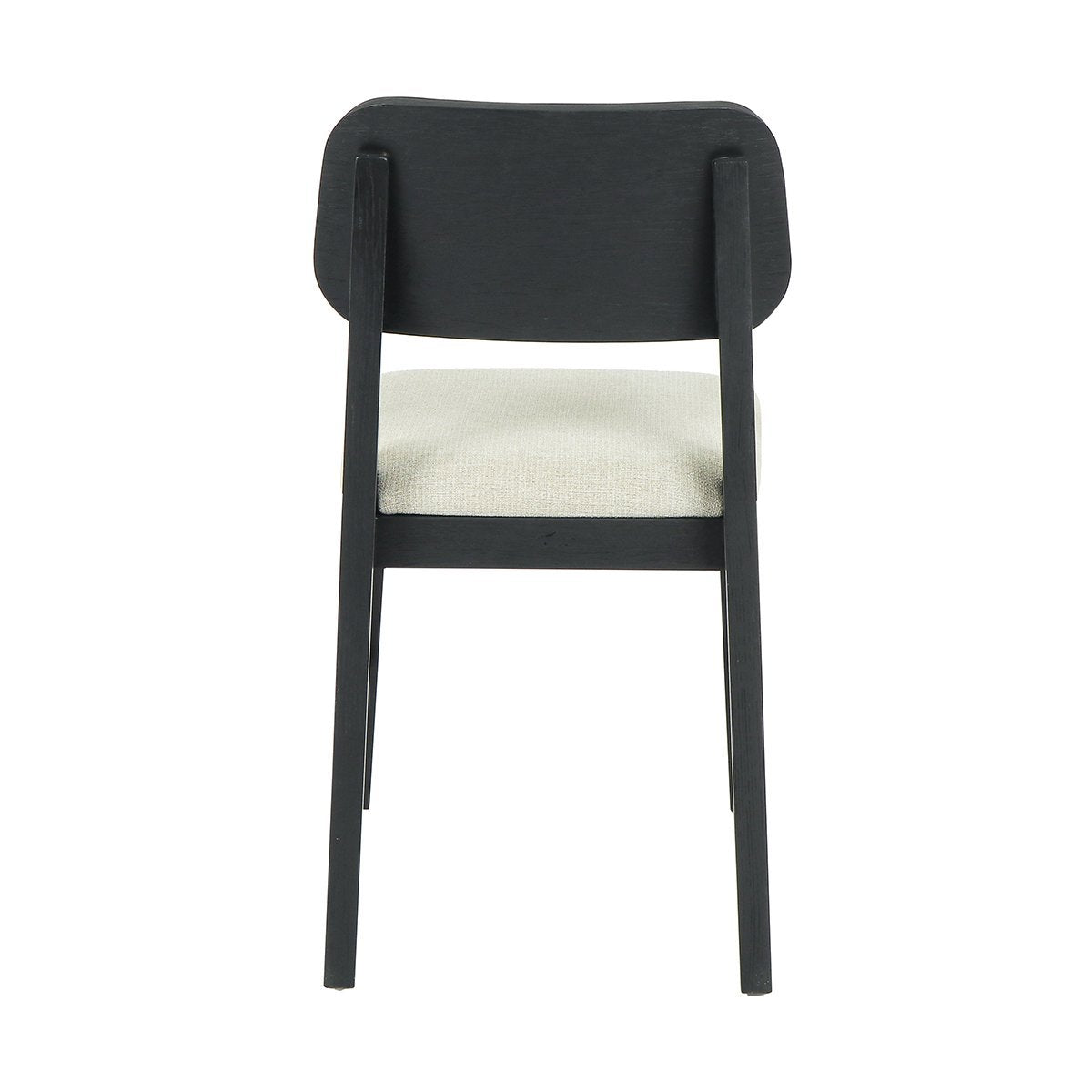Black Oak Wood Dining Chair Deaven Dining Chair Set of 2 Collection