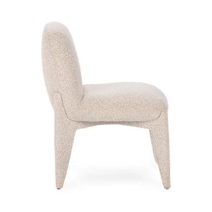 Fallow Ivory 100% Polyester Dining Chair Danson Dining Chair Collection
