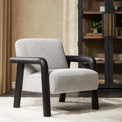 Black/White 84% Polyester Accent Chair Reyna Accent Chair Collection