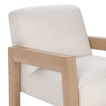 Ivory 80% Polyester 20%Arcylic Accent Chair Aliza Accent Chair Collection