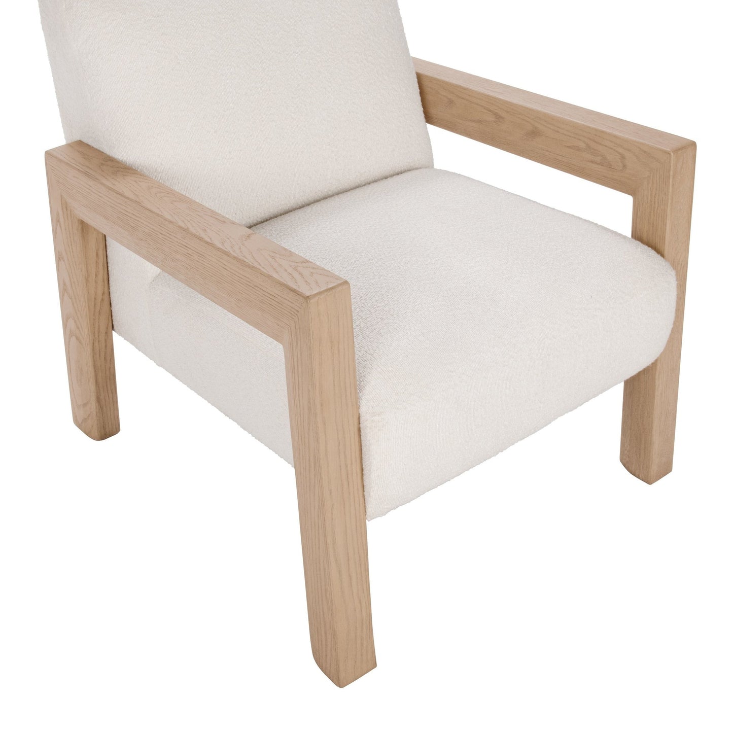 Ivory 80% Polyester 20%Arcylic Accent Chair Aliza Accent Chair Collection