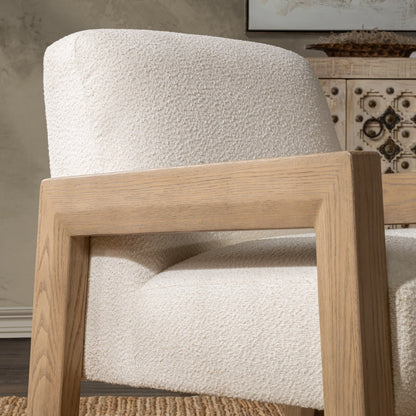 Ivory 80% Polyester 20%Arcylic Accent Chair Aliza Accent Chair Collection