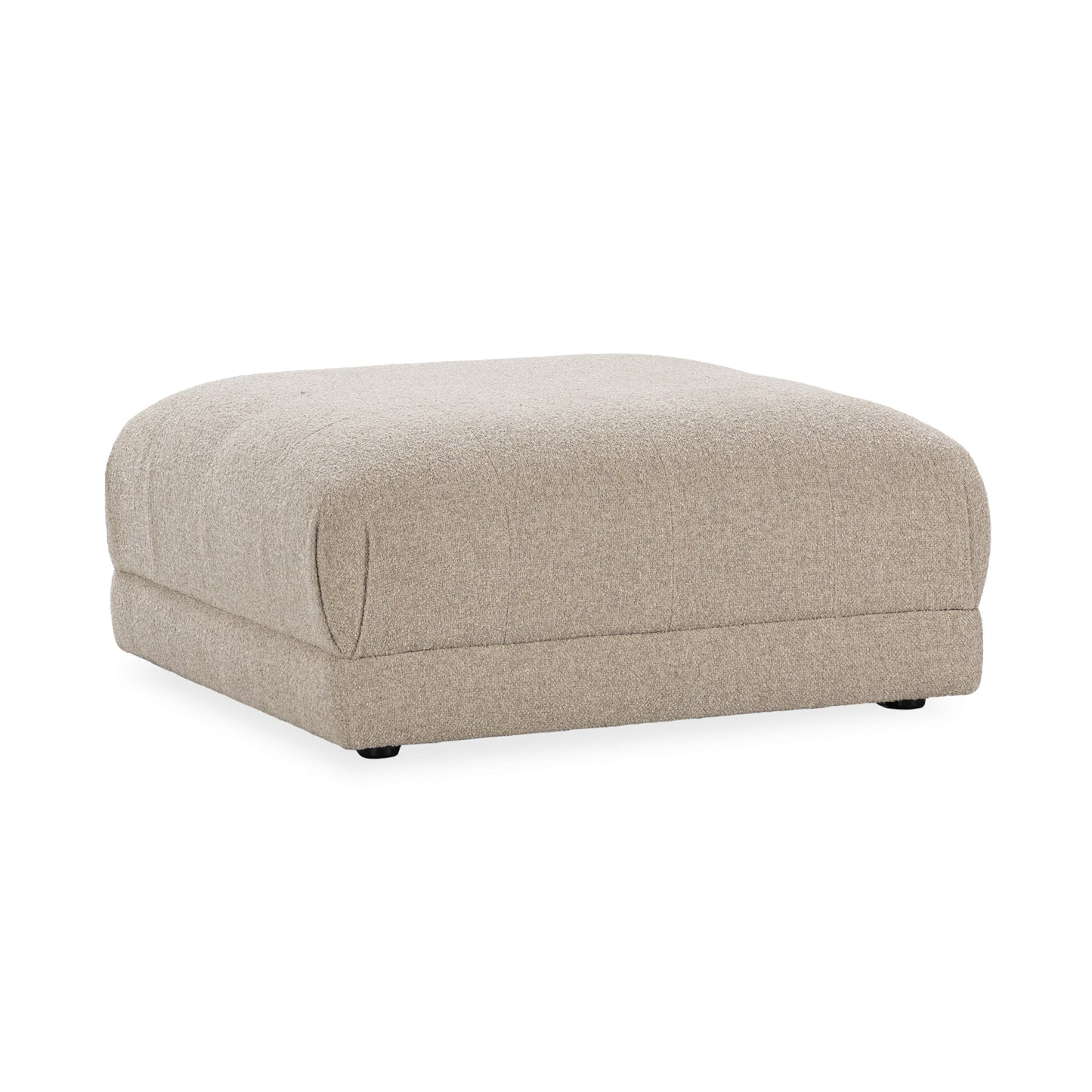 Buttermilk 100% Polyester Ottomans & Stool Adalynne Ottoman Collection