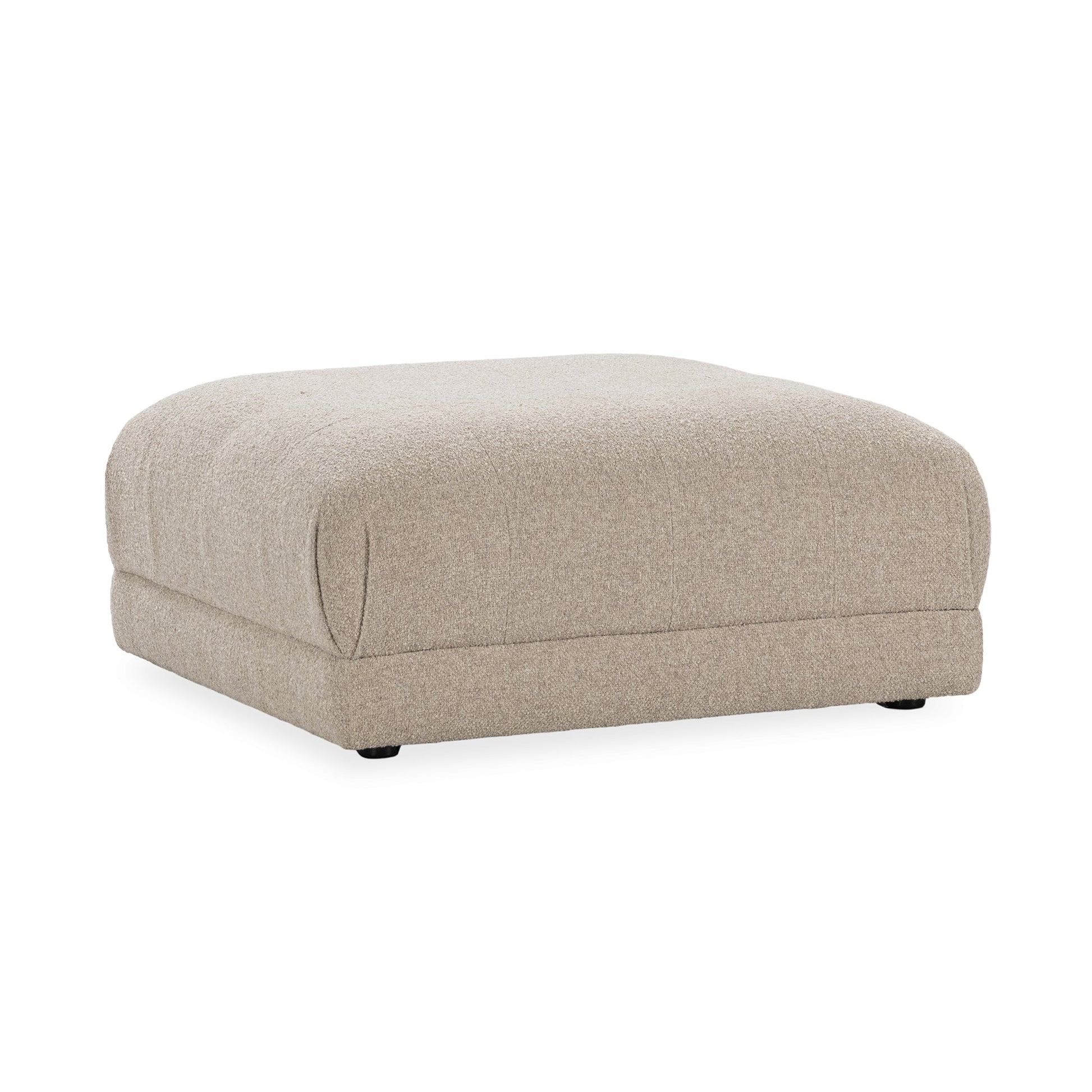 Buttermilk 100% Polyester Ottomans & Stool Adalynne Ottoman Collection