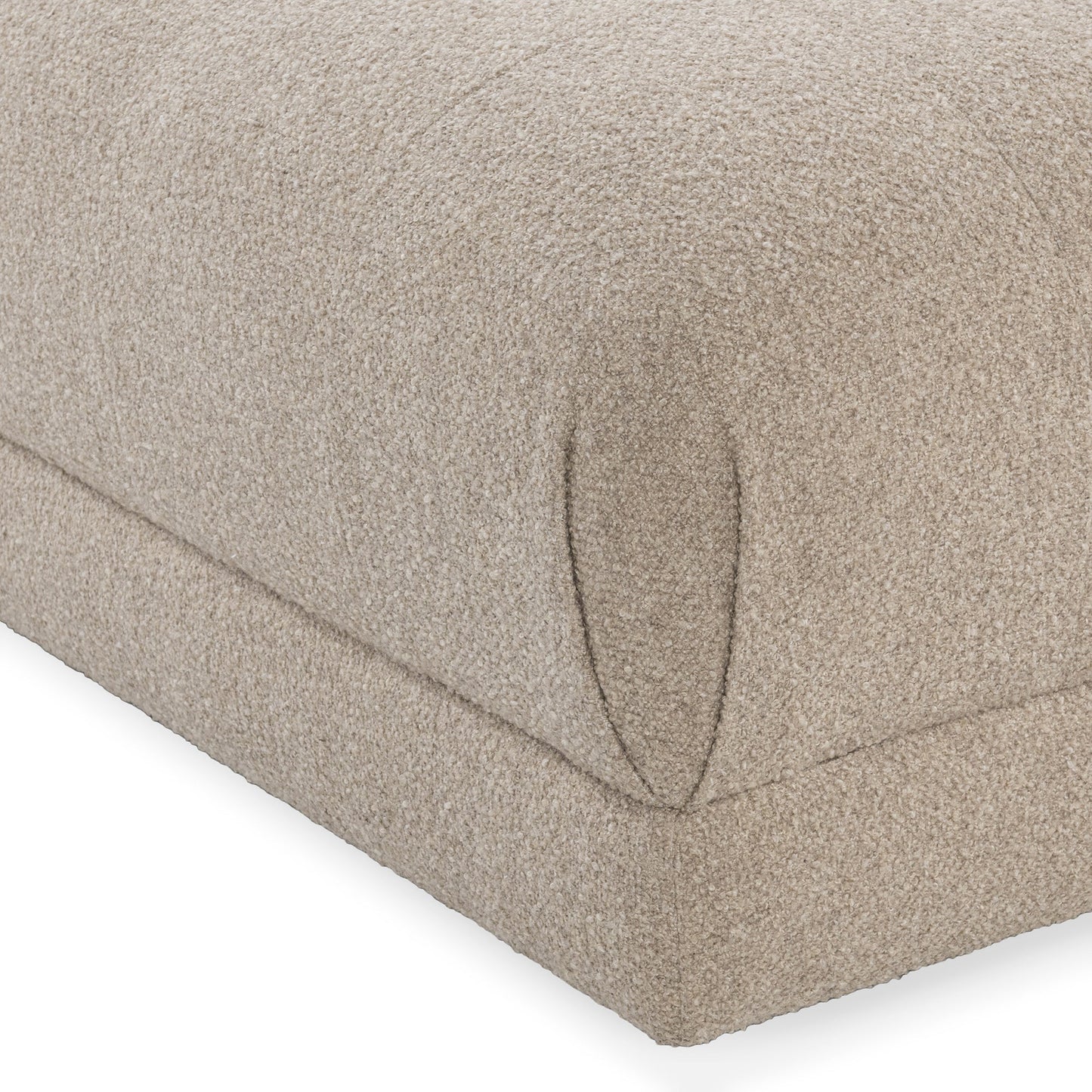 Buttermilk 100% Polyester Ottomans & Stool Adalynne Ottoman Collection