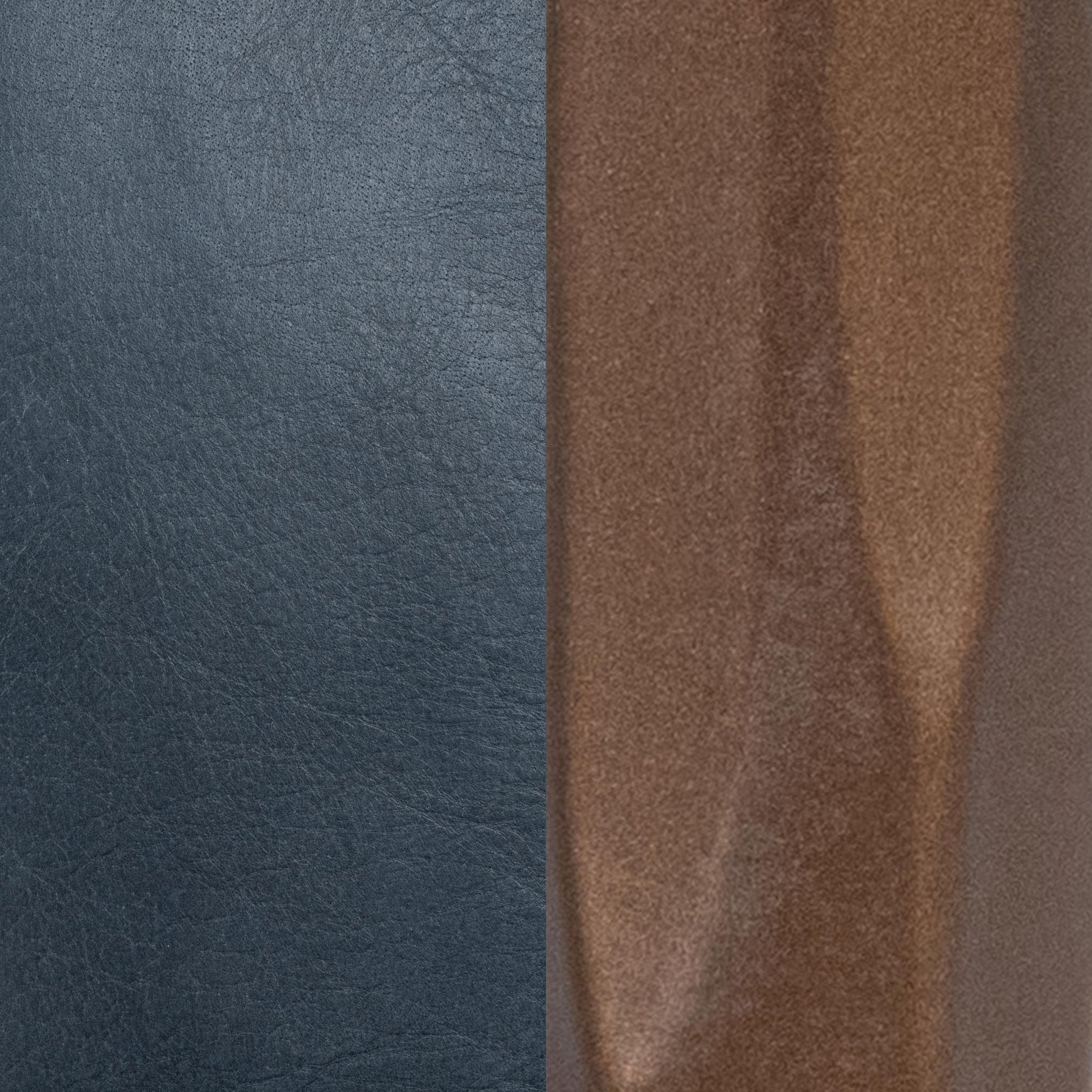 Ocean Blue Top Grain Leather Bar & Counter Stool Mayer Counter Stool Collection