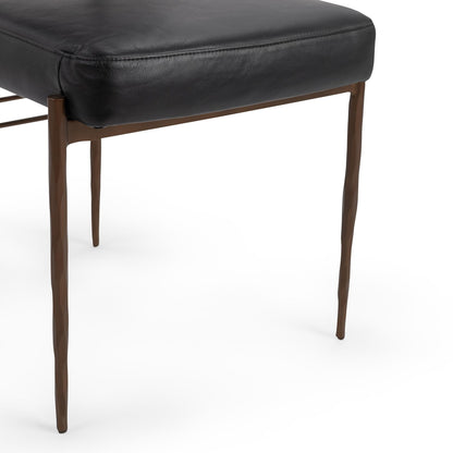 Kester Dining Chair Jet Black Set of 2